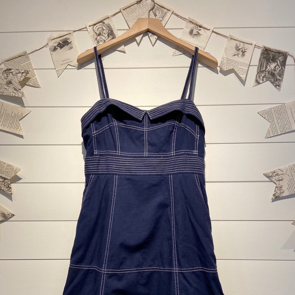 Anthropologie, navy, Size 8/Medium